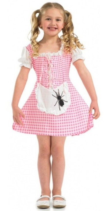Girls Little Miss Muffet Fancy Dress Costume