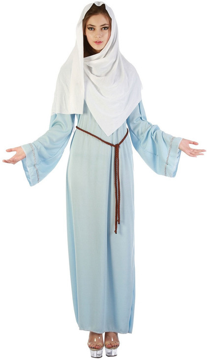 Ladies Virgin Mary Fancy Dress Costume