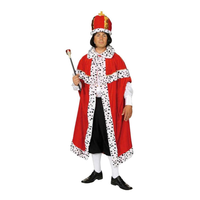 Mens Red King Cape