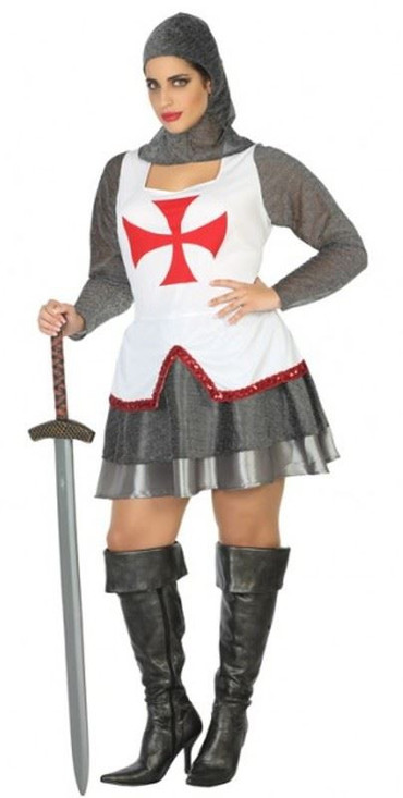 Curvy Knight Medieval Ladies Costume