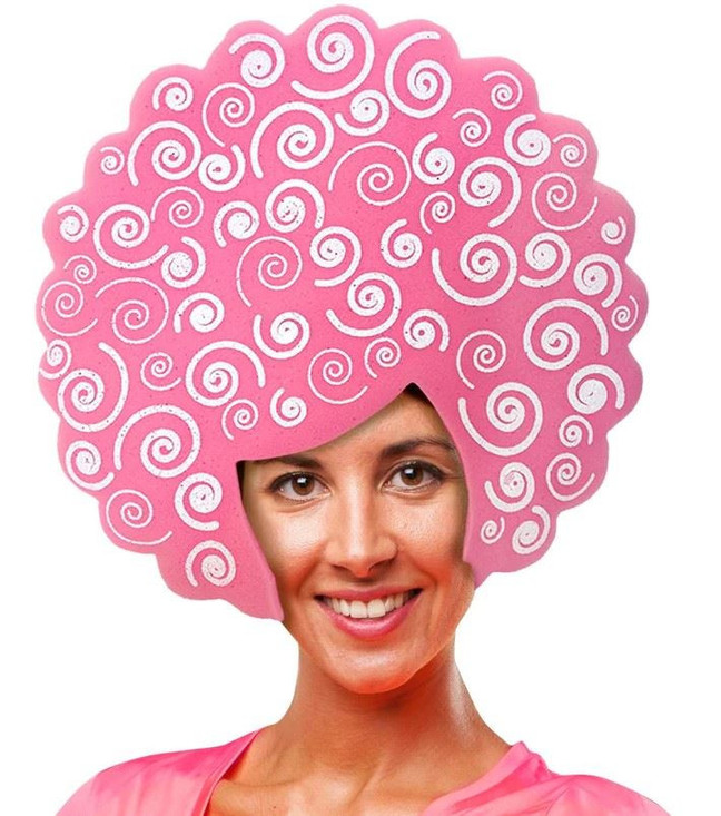 Pink Curly Wig