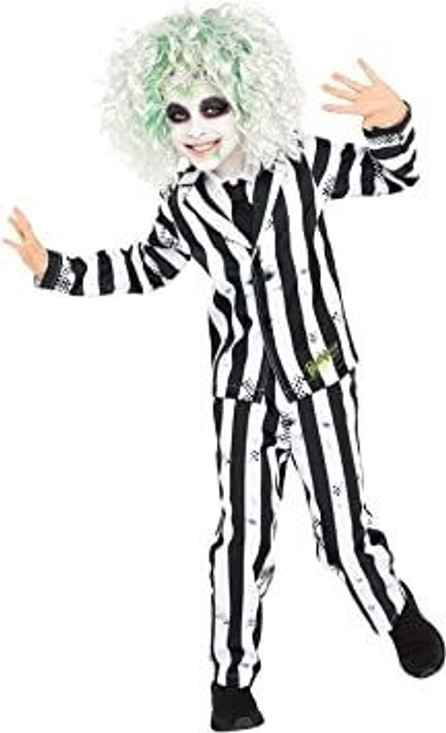 Boys Beetlejuice Fancy Dress Costume