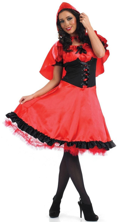 Ladies Longer Red Riding Hood