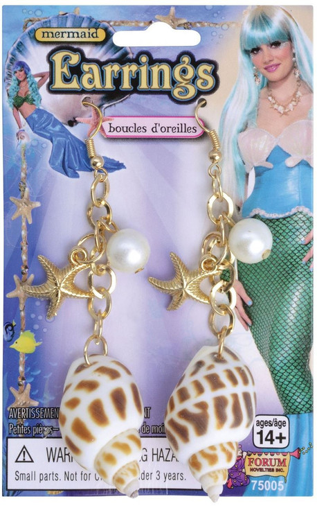 Mermaid Sea Shell Earrings