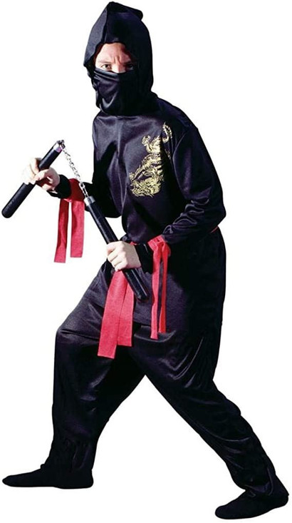 Fun World Child Black Ninja Costume