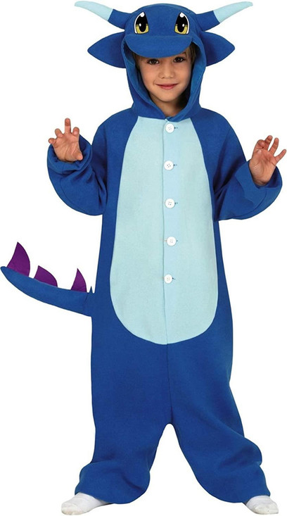 Kids Blue Dragon Costume