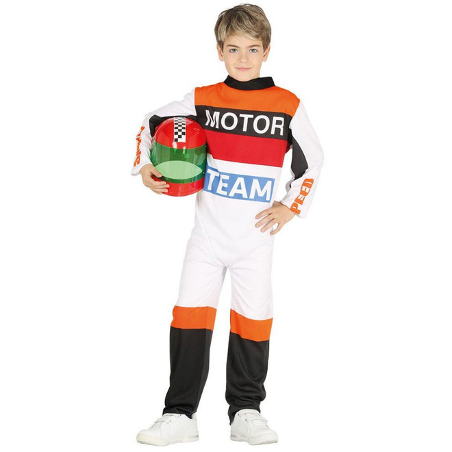 Boys Motorbike Racer Fancy Dress Costume