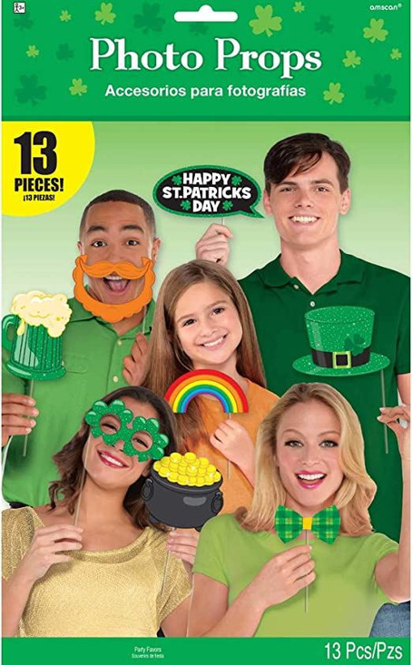 St.Patrick's Day Photo Booth Props Party Accessory-13 Pcs
