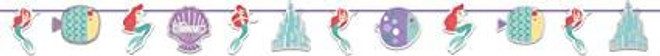 Disney Princess Ariel Under the Sea Paper Garland Kit Birthday Party Banner Decoration