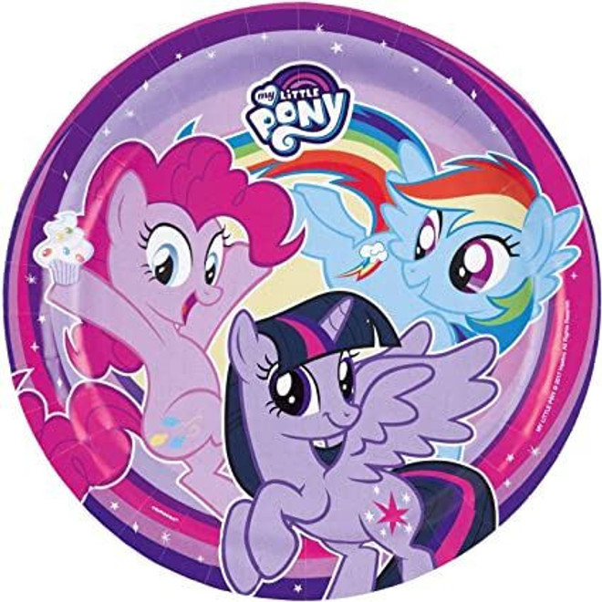 My Little Pony Party Paper Plates - 8 Pack
