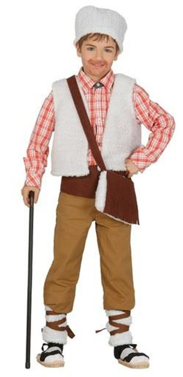 Boys Deluxe Shepherd Fancy Dress Costume