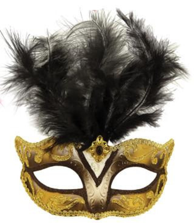 Black Feather Mask