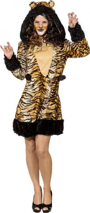 Ladies Furry Tiger Dress