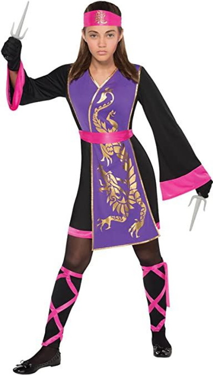 Girls Sassy Samurai Costume