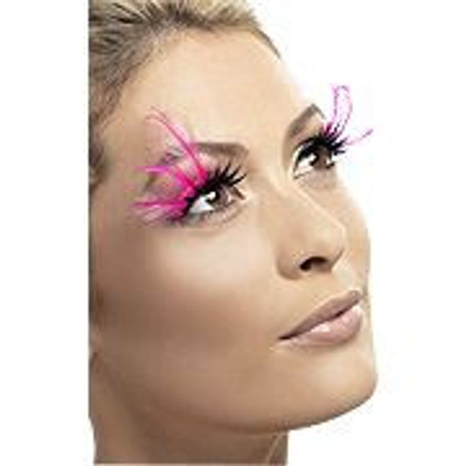 Pink Feathered Lashes