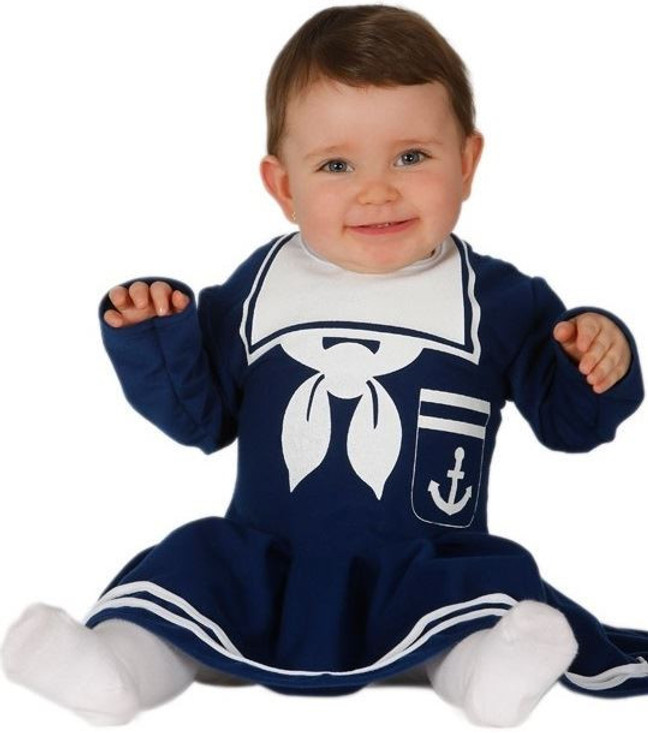 Baby Girls Navy Sailor