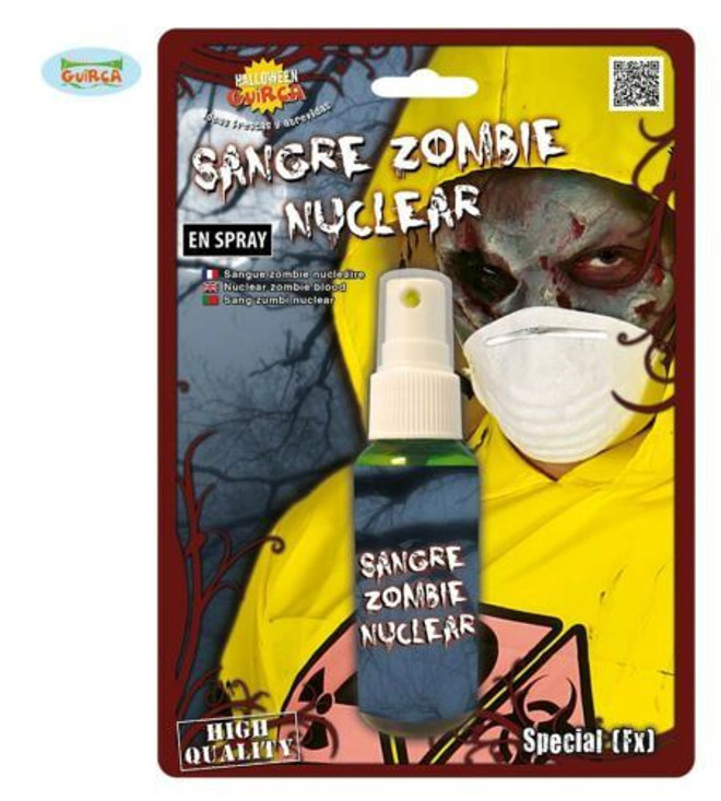 Green Nuclear Zombie Blood Spray