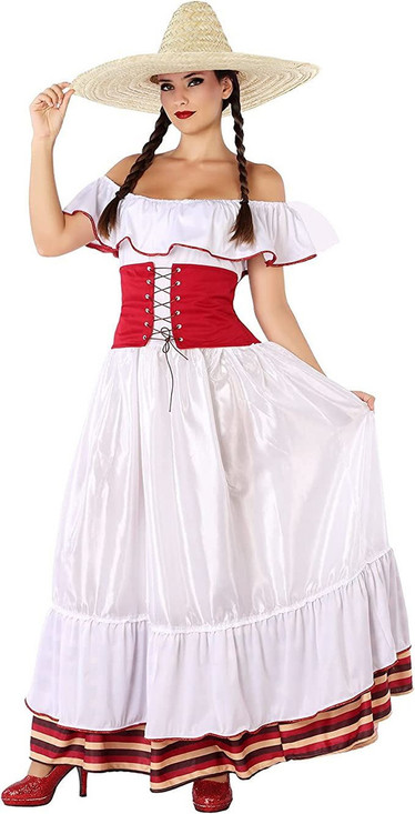 Mexican Costume White Woman, Blanco