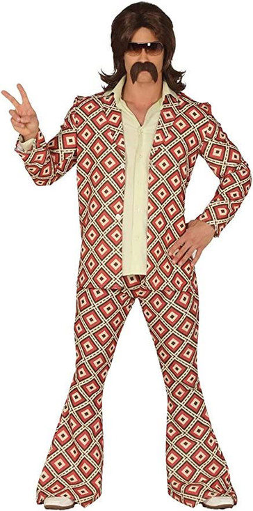 Mens Vintage 70s Fancy Dress Costume