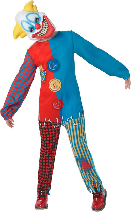 Scary Clown Costume Boys