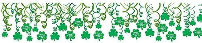 Swirl Decoration Shamrocks St. Patrick's Day