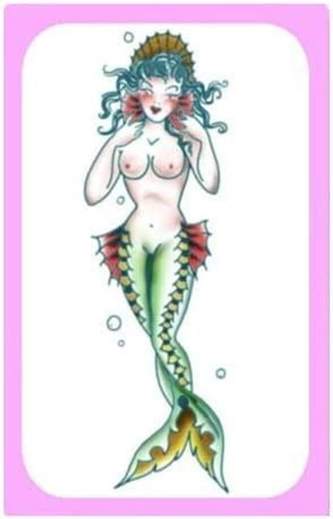 Tattoo Pin-Up Mermaid Girl