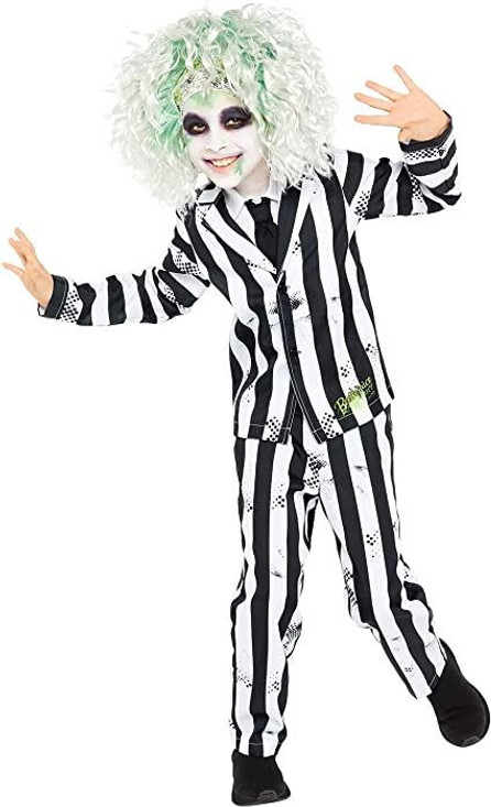 Child Boys Official Beetlejuice Licensed Fancy Dress Costume