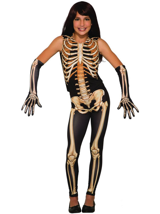 Girls Pretty Bones Skeleton
