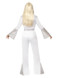 70s Disco Lady Costume, White