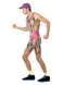 Aerobics Instructor Costume, Multi-Coloured