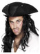 Pirate Tricorn Hat, Black