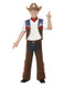 Texan Cowboy Costume, Brown - Boys