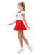 Sandy Cheerleader Costume, Red & White