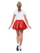 Sandy Cheerleader Costume, Red & White