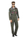 Top Gun Deluxe Male Costume, Green