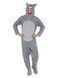 Wolf Costume, Grey, All-in-one, Adult