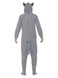 Wolf Costume, Grey, All-in-one, Adult