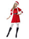 Miss Santa Costume, Red with Cape and Belt