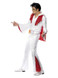 Elvis Costume, White & Red