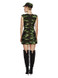 Fever Combat Girl Costume, Camouflage Green