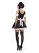 Fever Flirty French Maid Costume, Black