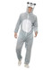 Wolf Costume, Grey, Jumpsuit, Adult