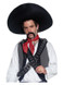 Authentic Mexican Bandit Sombrero, Black
