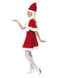 Miss Santa Costume, Red with Cape