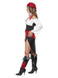 Sassy Pirate Wench Costume with Skirt, Black