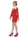 Trolley Dolly Costume, Red