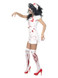 Zombie Nurse Costume, White