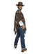 Authentic Western Wandering Gunman Costume, Brown