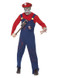 Zombie Plumber Costume, Red & Blue