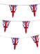 Union Jack Triangle Bunting, Plastic